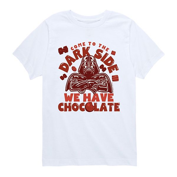 Футболка с принтом Boys 8-20 come to the dark side we have chocolate Star Wars, White
Футболка с принтом Boys 8-20 come to the dark side we have chocolate Star Wars, White