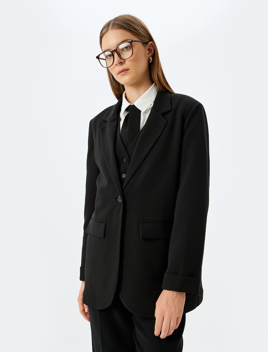Блейзер Koton, черный
Блейзер Koton, черный