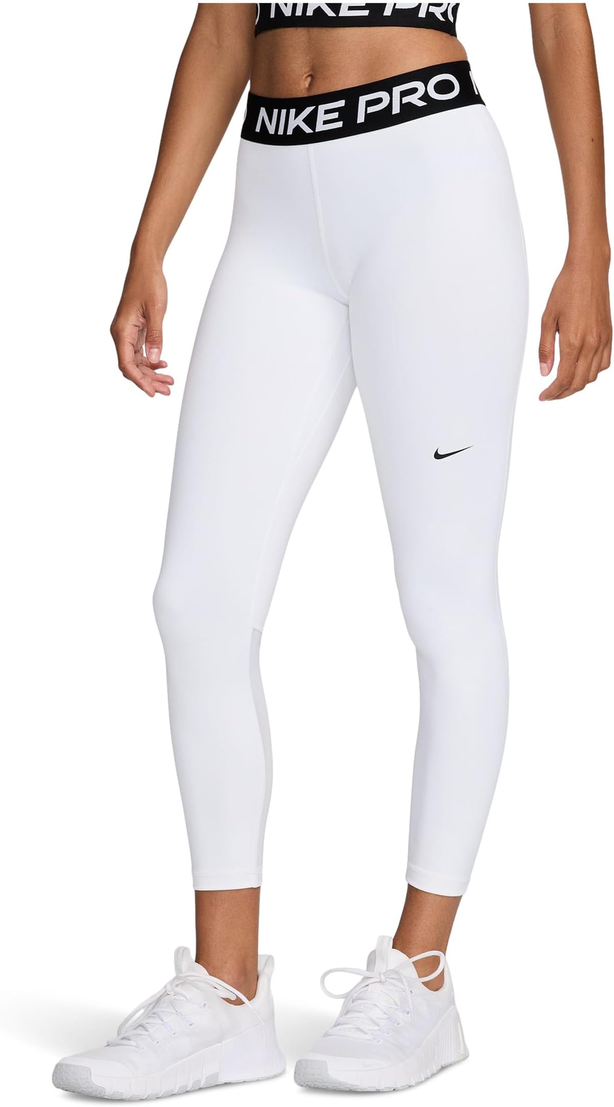 Женские леггинсы Pro 365 со средней посадкой и длиной 7/8 Nike, White/Black/Black
Женские леггинсы Pro 365 со средней посадкой и длиной 7/8 Nike, White/Black/Black