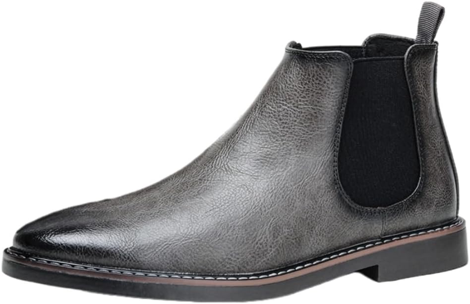 Мужские ретро-ботинки, двухцветный верх с эластичными вставками, противоскользящая резиновая подошва, подходят для зимы/осени/весны Clolinde, серый
Мужские ретро-ботинки, двухцветный верх с эластичными вставками, противоскользящая резиновая подошва, подходят для зимы/осени/весны Clolinde, серый