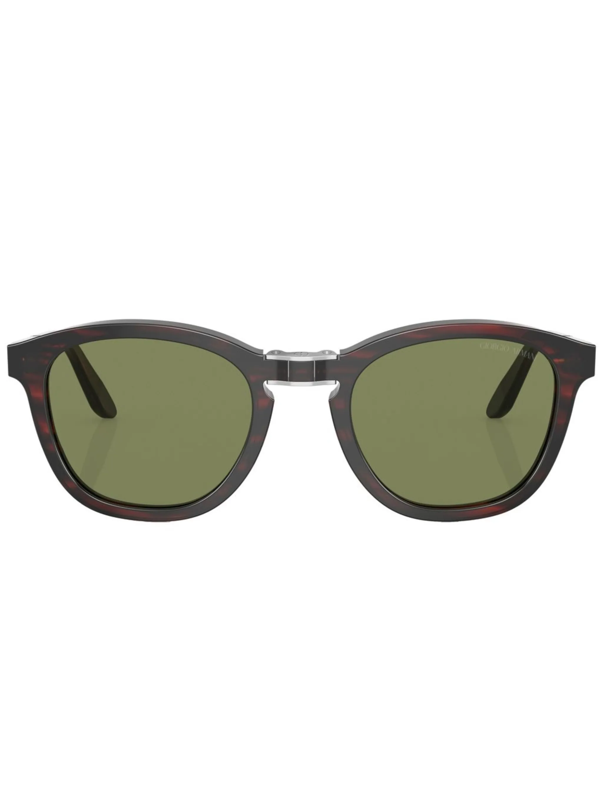 Солнцезащитные очки в круглой оправе с логотипом Giorgio Armani, зеленый
Солнцезащитные очки в круглой оправе с логотипом Giorgio Armani, зеленый