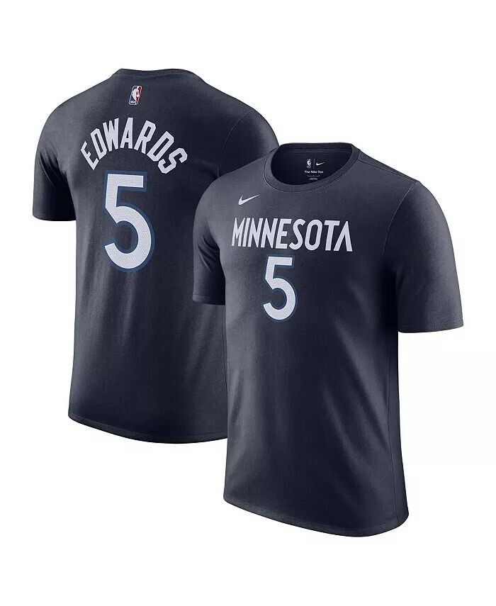 Мужская футболка Anthony Edwards Navy Minnesota Timberwolves Icon 2022/23 с именем и номером Nike, синий
Мужская футболка Anthony Edwards Navy Minnesota Timberwolves Icon 2022/23 с именем и номером Nike, синий