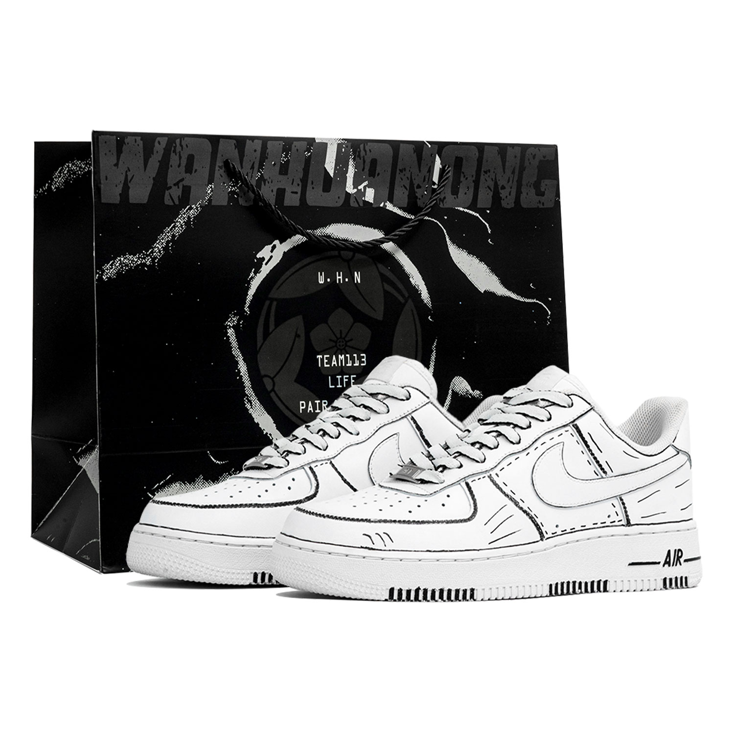 Nike Кроссовки Air Force 1 Kaleidoscope 07 Low Top Unisex черно-белые, цвет White
Nike Кроссовки Air Force 1 Kaleidoscope 07 Low Top Unisex черно-белые, цвет White