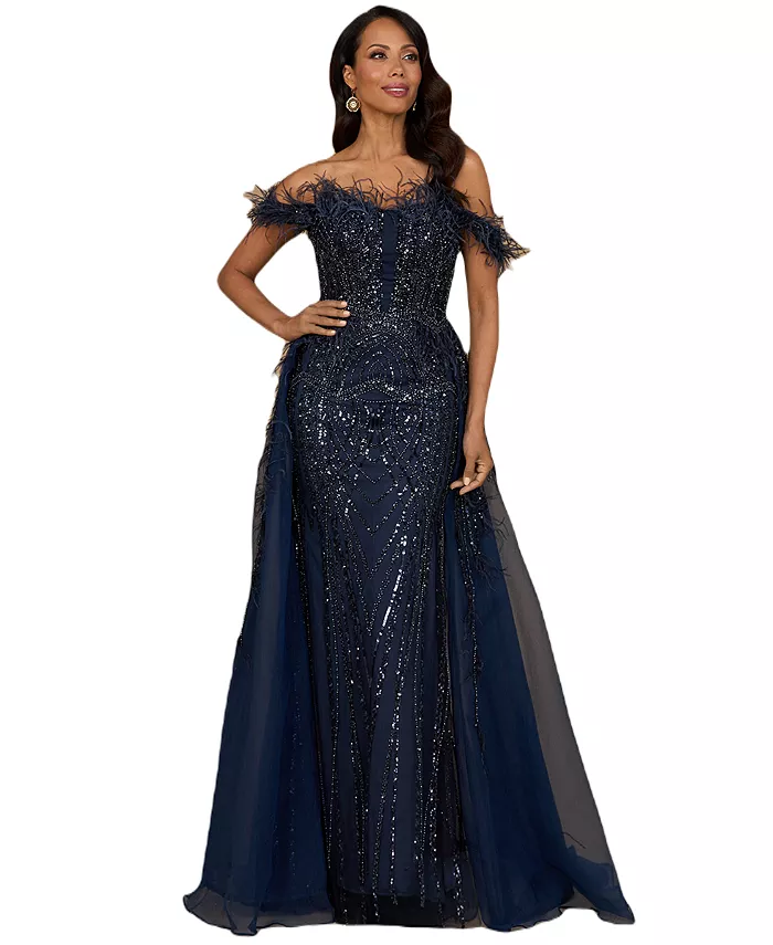 Женское платье Illusion Neck с длинными расклешенными рукавами Lara, синий
Женское платье Illusion Neck с длинными расклешенными рукавами Lara, синий