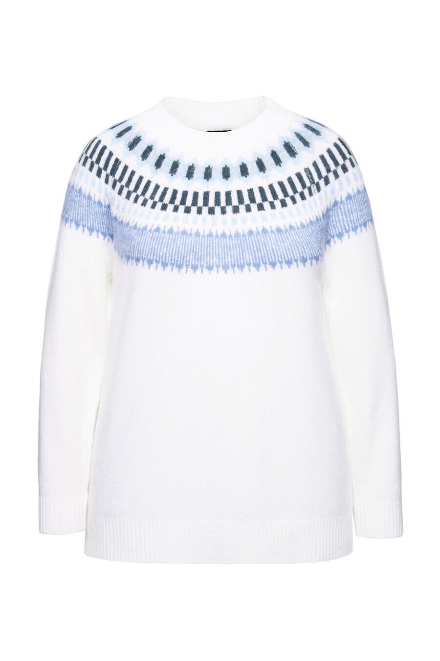 Тонкий вязаный свитер Ulla Popken Sweater, белый
Тонкий вязаный свитер Ulla Popken Sweater, белый