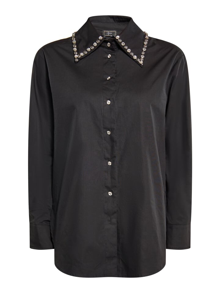 Блуза faina Hemdbluse, черный
Блуза faina Hemdbluse, черный