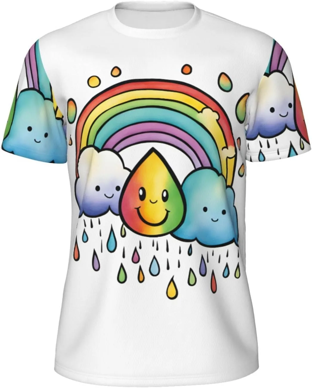 Футболка мужская летняя Rainbow Clouds Raindrop 1 Print, легкая и дышащая SDFHU
Футболка мужская летняя Rainbow Clouds Raindrop 1 Print, легкая и дышащая SDFHU