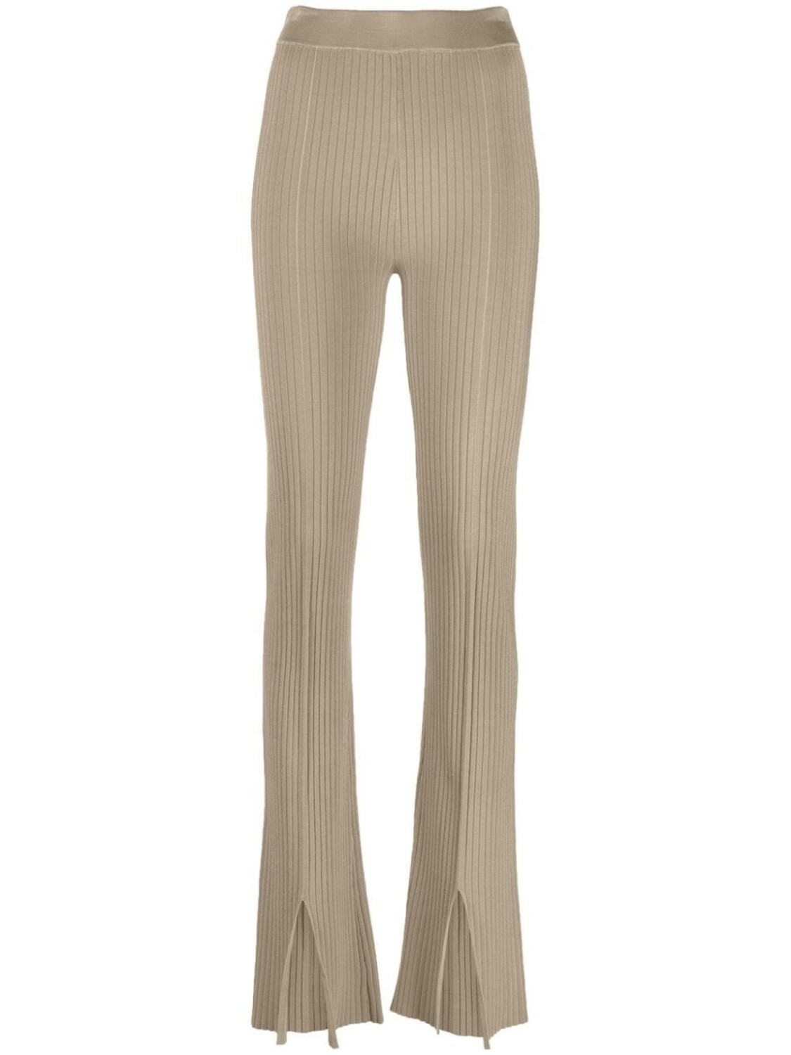 Nanushka узкие брюки в рубчик, нейтральный цвет 
Nanushka узкие брюки в рубчик, нейтральный цвет