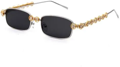 Солнцезащитные очки из сплава для женщин, винтажные солнцезащитные очки с бриллиантами, солнцезащитные очки для мужчин, очки с защитой от УФ-излучения UV400 MTZJH, C1
Солнцезащитные очки из сплава для женщин, винтажные солнцезащитные очки с бриллиантами, солнцезащитные очки для мужчин, очки с защитой от УФ-излучения UV400 MTZJH, C1