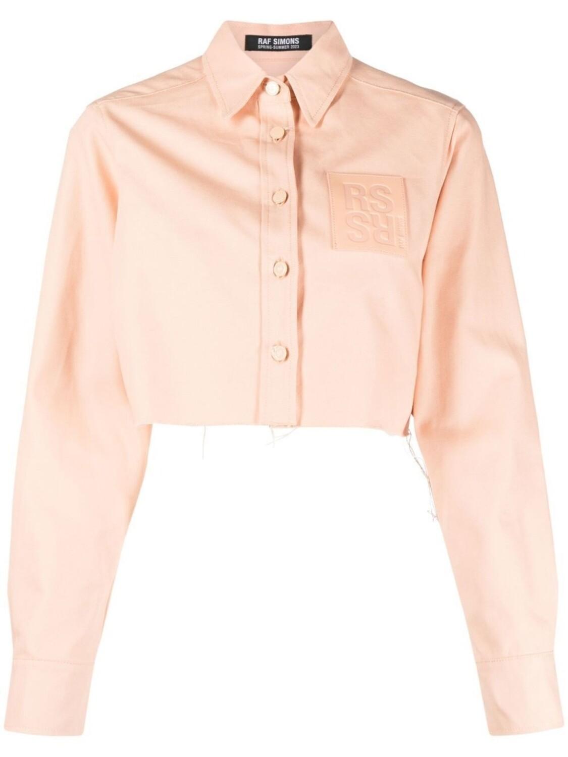 Укороченная куртка с нашивкой-логотипом Raf Simons, розовый
Укороченная куртка с нашивкой-логотипом Raf Simons, розовый