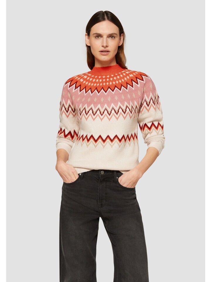 Пуловер s.Oliver Strickpullover langarm, оранжевый
Пуловер s.Oliver Strickpullover langarm, оранжевый