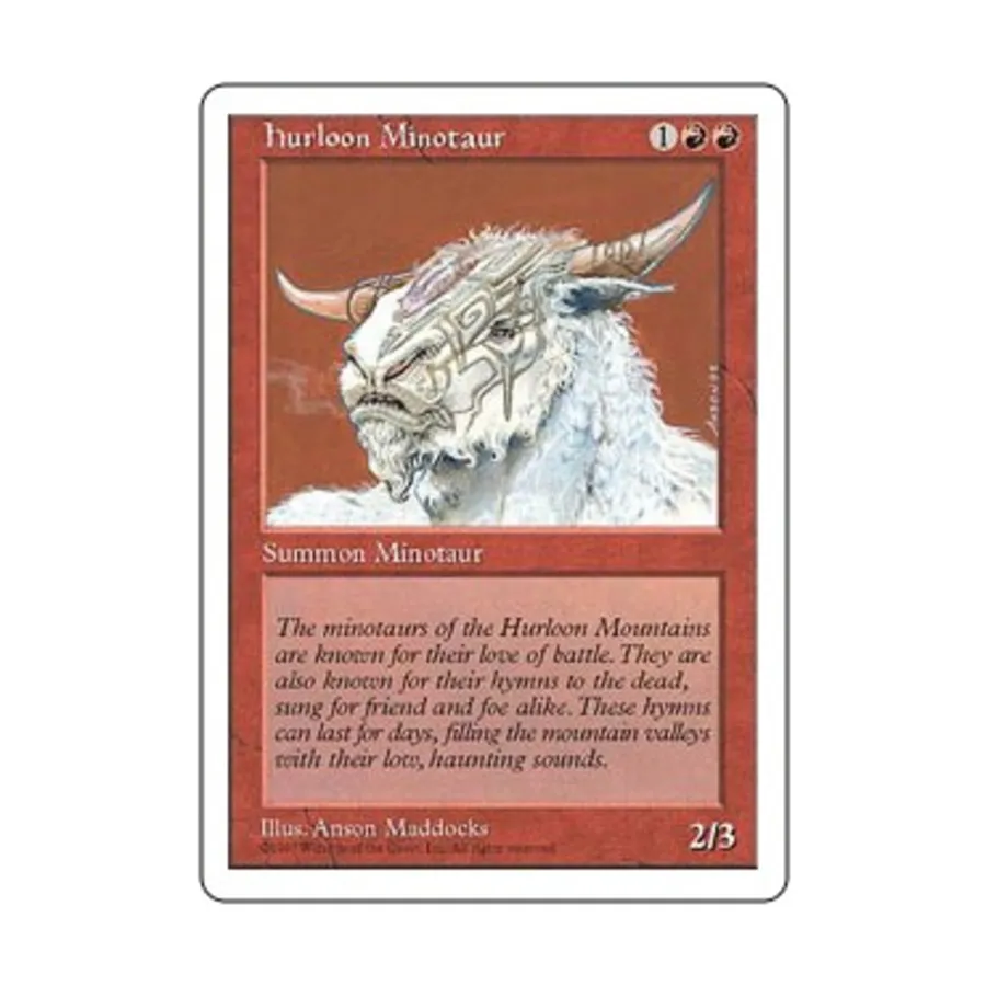 CCG Хурлун Минотавр (клавиша C), MTG - 5th Edition
CCG Хурлун Минотавр (клавиша C), MTG - 5th Edition