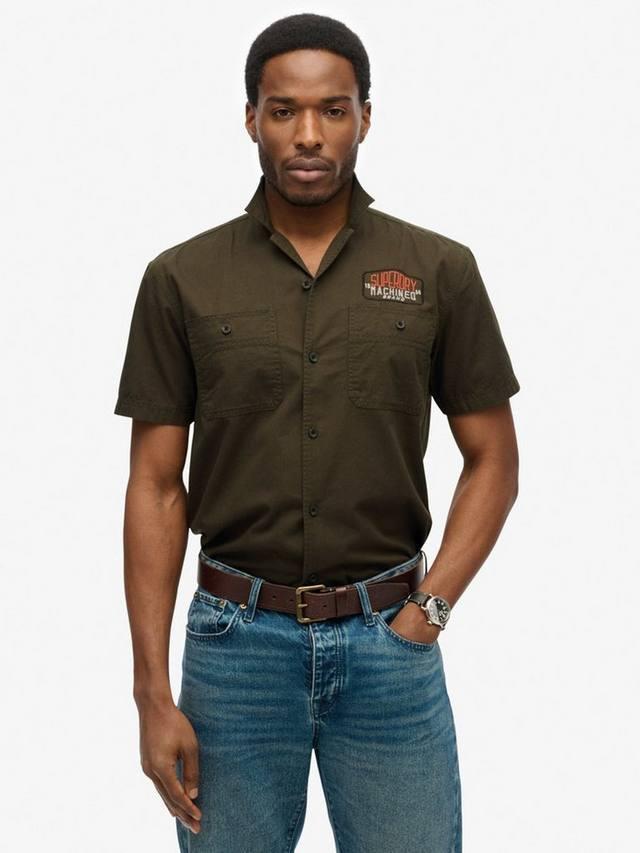 Короткий рукав рубашка механика Superdry, Olive Green
Короткий рукав рубашка механика Superdry, Olive Green