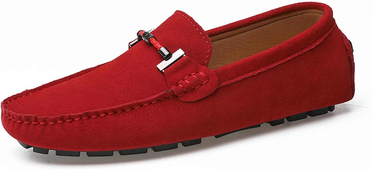 Мужские лоферы Abborora, ручная работа, из замши и кожи, удобные, повседневные, дышащие, классические туфли-лоферы, красный
Мужские лоферы Abborora, ручная работа, из замши и кожи, удобные, повседневные, дышащие, классические туфли-лоферы, красный