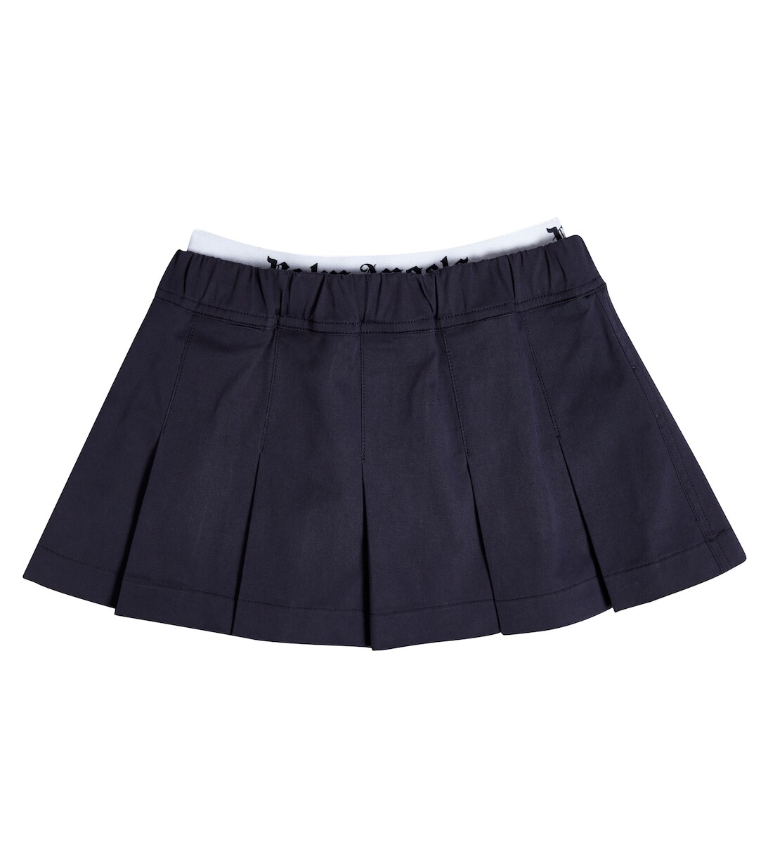 Плиссированная юбка из смесового хлопка с логотипом Palm Angels, синий
Плиссированная юбка из смесового хлопка с логотипом Palm Angels, синий