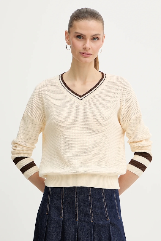 Хлопковый свитер festoso Marella, бежевый
Хлопковый свитер festoso Marella, бежевый