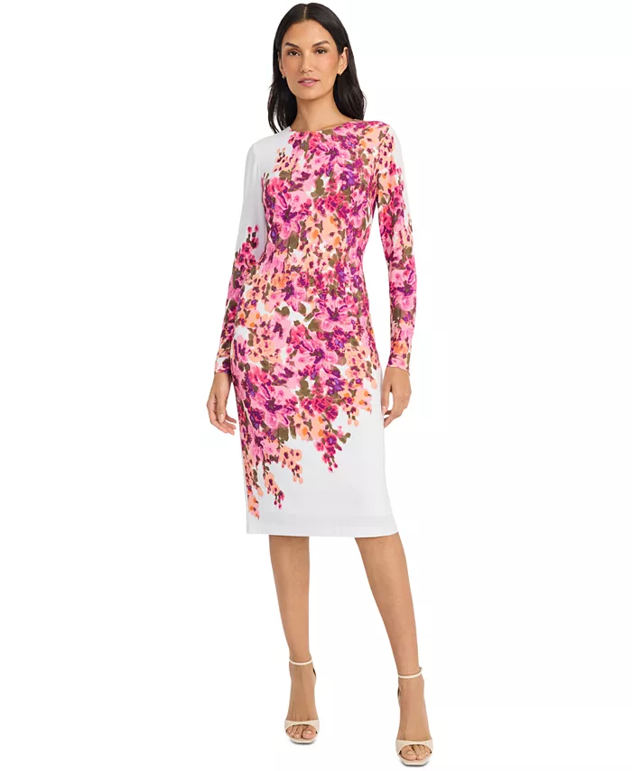 Женское платье-футляр с цветочным принтом и длинными рукавами Maggy London, розовый
Женское платье-футляр с цветочным принтом и длинными рукавами Maggy London, розовый