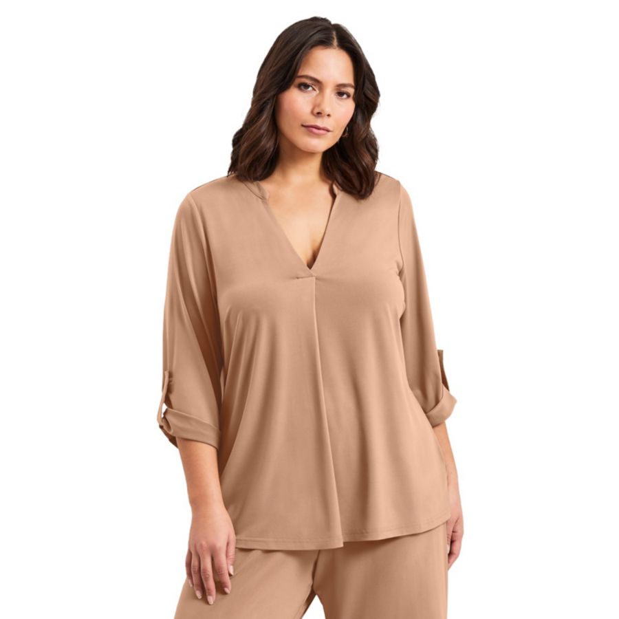 Женский топ больших размеров Audrey Ity AVENUE, Almond taupe
Женский топ больших размеров Audrey Ity AVENUE, Almond taupe