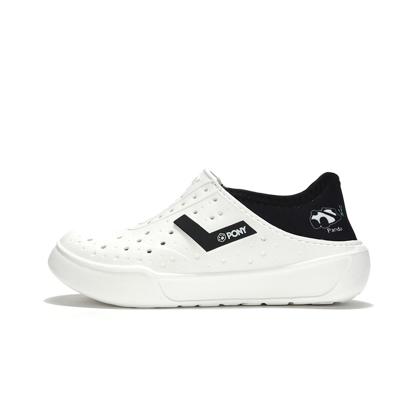 Детские сандалии Детские Белые/черные Pony, белый 
Детские сандалии Детские Белые/черные Pony, белый