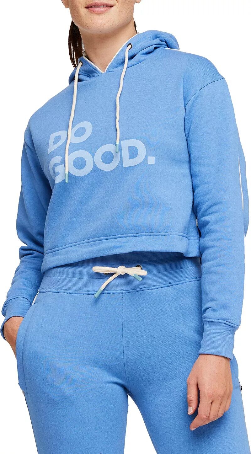 Женский укороченный свитшот Cotopaxi Do Good Good
Женский укороченный свитшот Cotopaxi Do Good Good