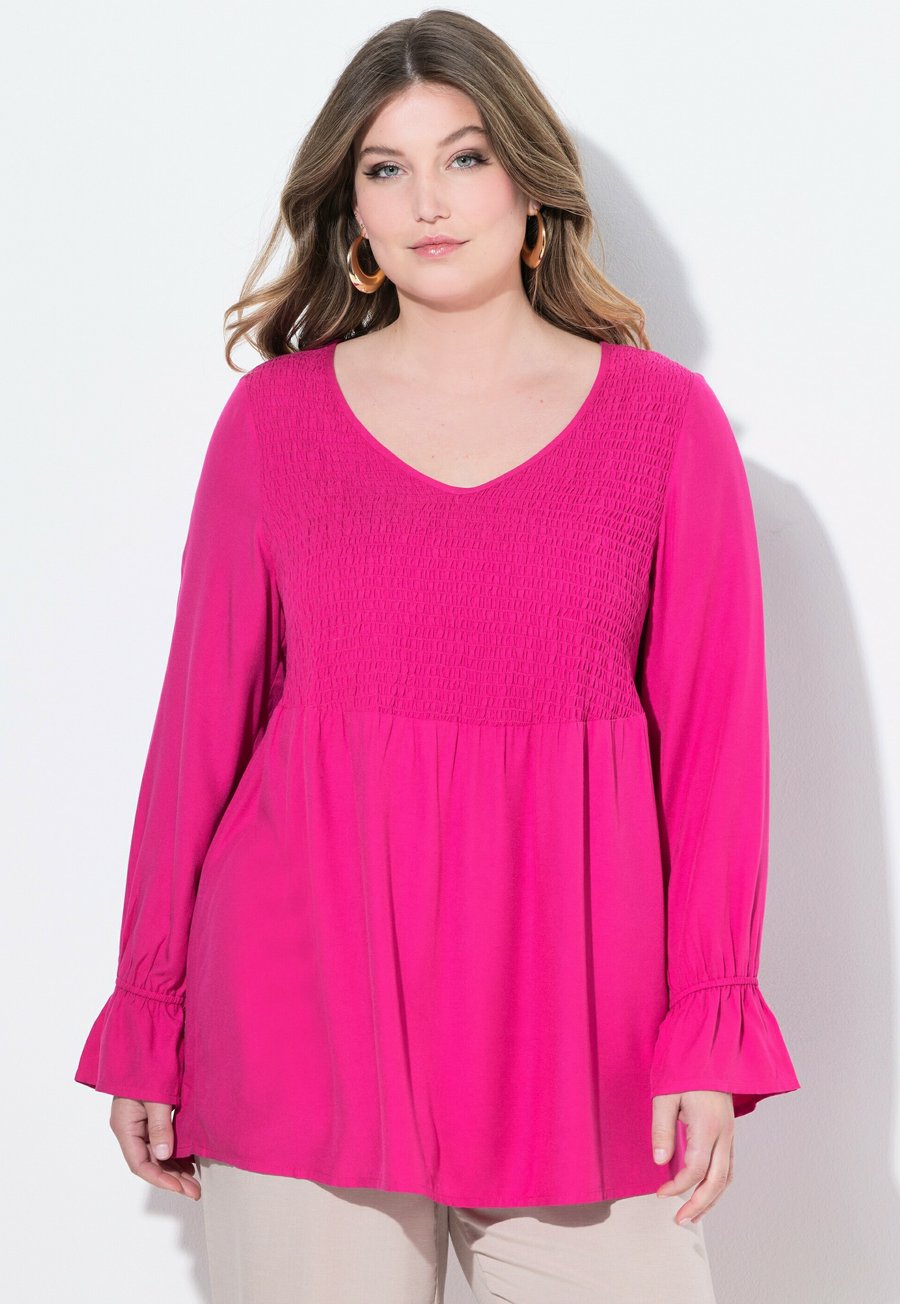 Блуза MIAMODA A-LINE ELASTICATED SMOCKED BUST, Hibiscus Pink/Light Pink
Блуза MIAMODA A-LINE ELASTICATED SMOCKED BUST, Hibiscus Pink/Light Pink