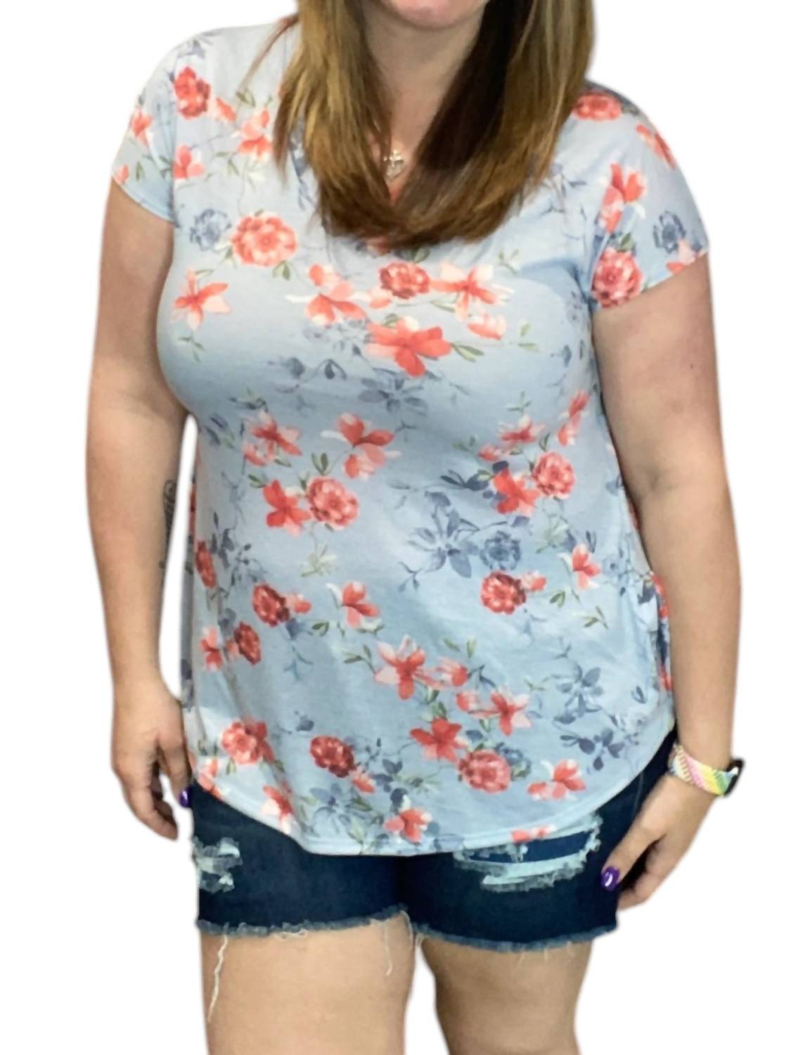 Футболка с цветочным рюшем в сером цвете White Birch, серый
Футболка с цветочным рюшем в сером цвете White Birch, серый