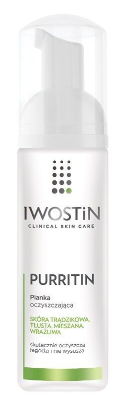 Iwostin Purritin пена для умывания лица, 165 ml
Iwostin Purritin пена для умывания лица, 165 ml