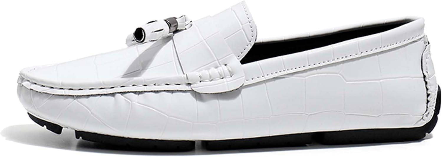 Лоферы для мужчин, модные из лакированной кожи с блестящей поверхностью Generic, белый
Лоферы для мужчин, модные из лакированной кожи с блестящей поверхностью Generic, белый