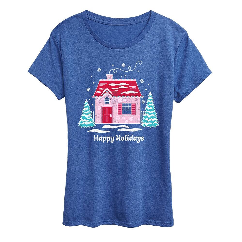 Женская розовая футболка с рисунком Holiday House Licensed Character, цвет Heather Royal Blue
Женская розовая футболка с рисунком Holiday House Licensed Character, цвет Heather Royal Blue