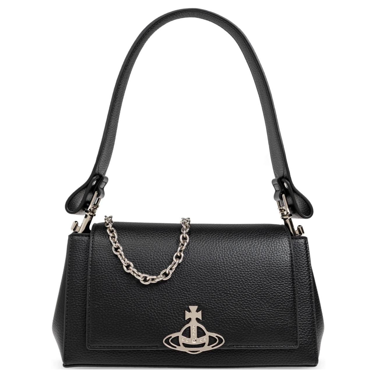 Vivienne Westwood Кожаная переносная сумка через плечо среднего размера для женщин черная
Vivienne Westwood Кожаная переносная сумка через плечо среднего размера для женщин черная