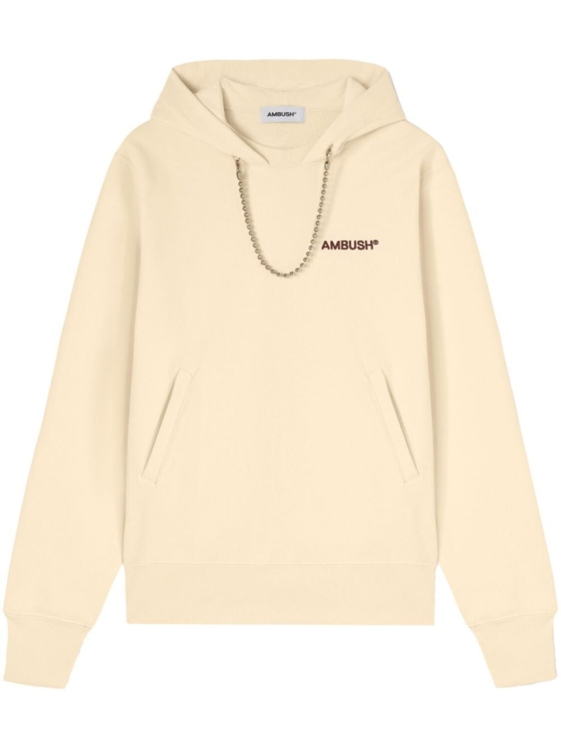 AMBUSH толстовка с капюшоном и цепочкой из шариков, нейтральный цвет
AMBUSH толстовка с капюшоном и цепочкой из шариков, нейтральный цвет