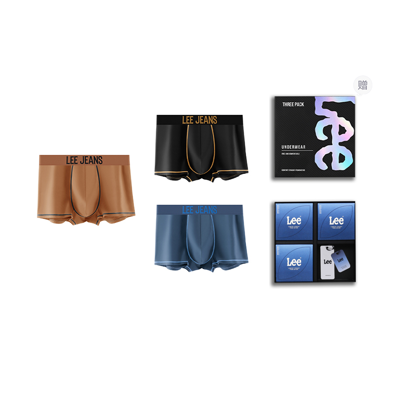Подарочный набор мужских трусов Lee, серо-голубой
Подарочный набор мужских трусов Lee, серо-голубой