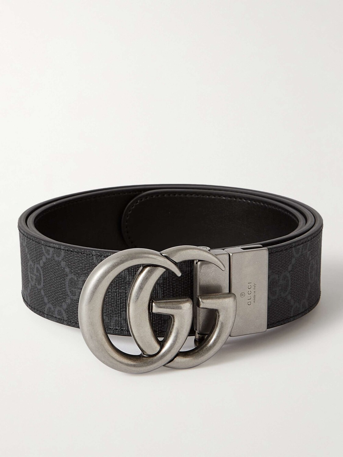 Двусторонний ремень Marmont из ткани с покрытием Supreme шириной 3 см GUCCI, черный
Двусторонний ремень Marmont из ткани с покрытием Supreme шириной 3 см GUCCI, черный