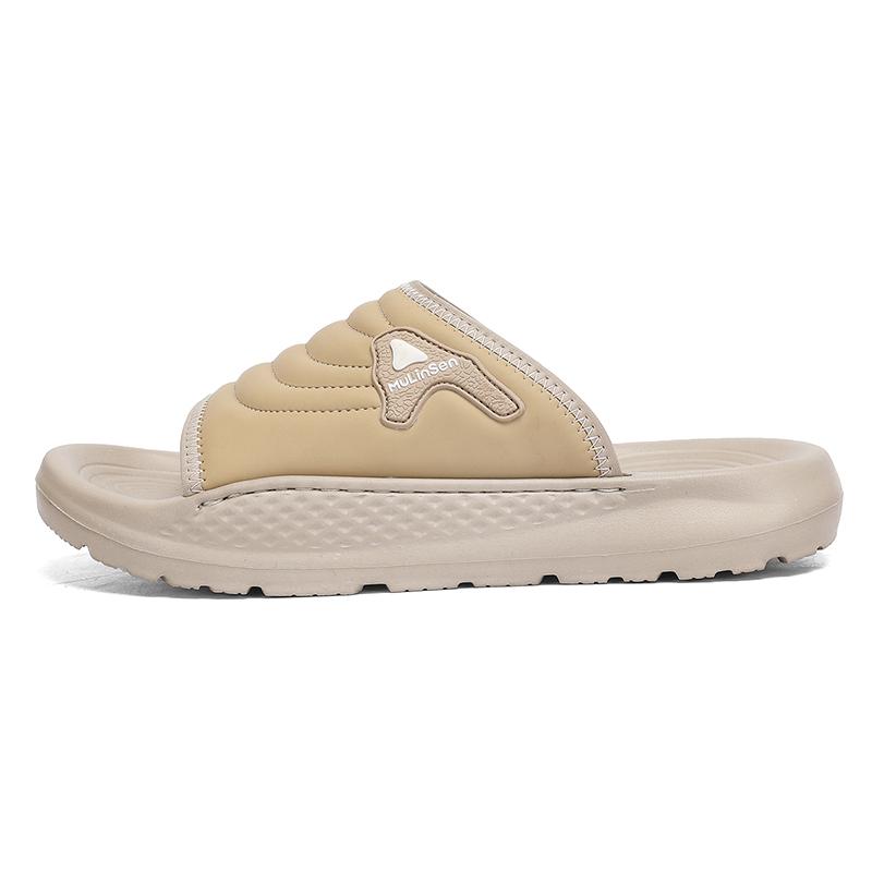 Mulinsen Кожаные тапочки-слипоны с простроченными вставками и противоскользящей подошвой мужские бежевые, цвет Beige
Mulinsen Кожаные тапочки-слипоны с простроченными вставками и противоскользящей подошвой мужские бежевые, цвет Beige