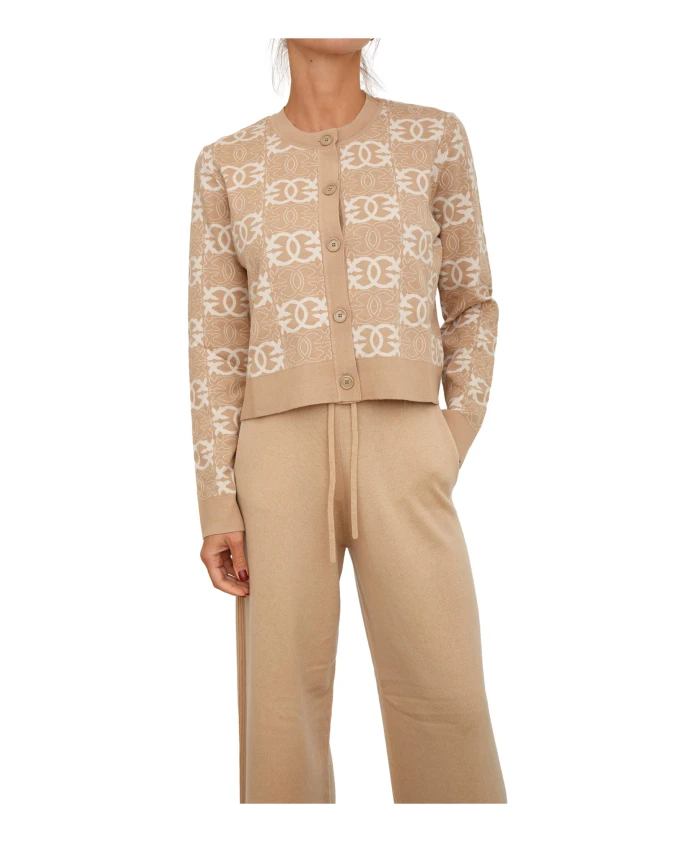 Кардиган полукровки Pinko, коричневый
Кардиган полукровки Pinko, коричневый