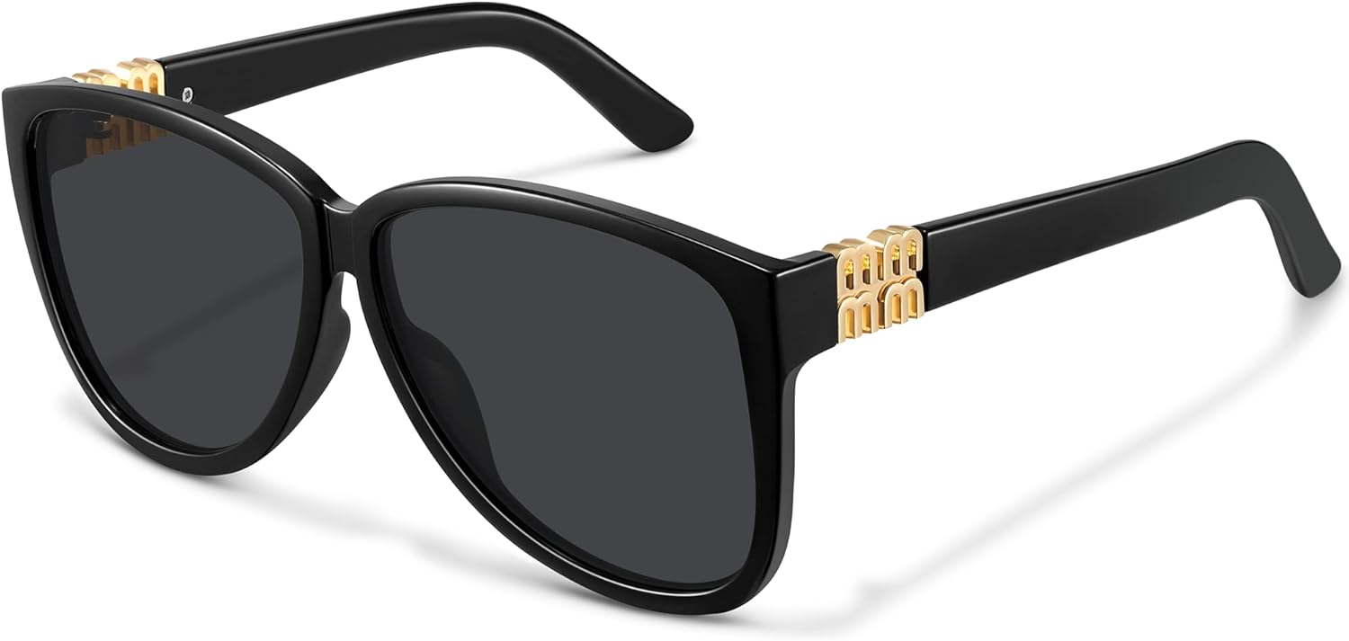 Модные большие солнцезащитные очки для женщин в стиле ретро, массивные квадратные солнцезащитные очки-бабочки с защитой от УФ-излучения Fozono, Black Frame/Gray Lens
Модные большие солнцезащитные очки для женщин в стиле ретро, массивные квадратные солнцезащитные очки-бабочки с защитой от УФ-излучения Fozono, Black Frame/Gray Lens