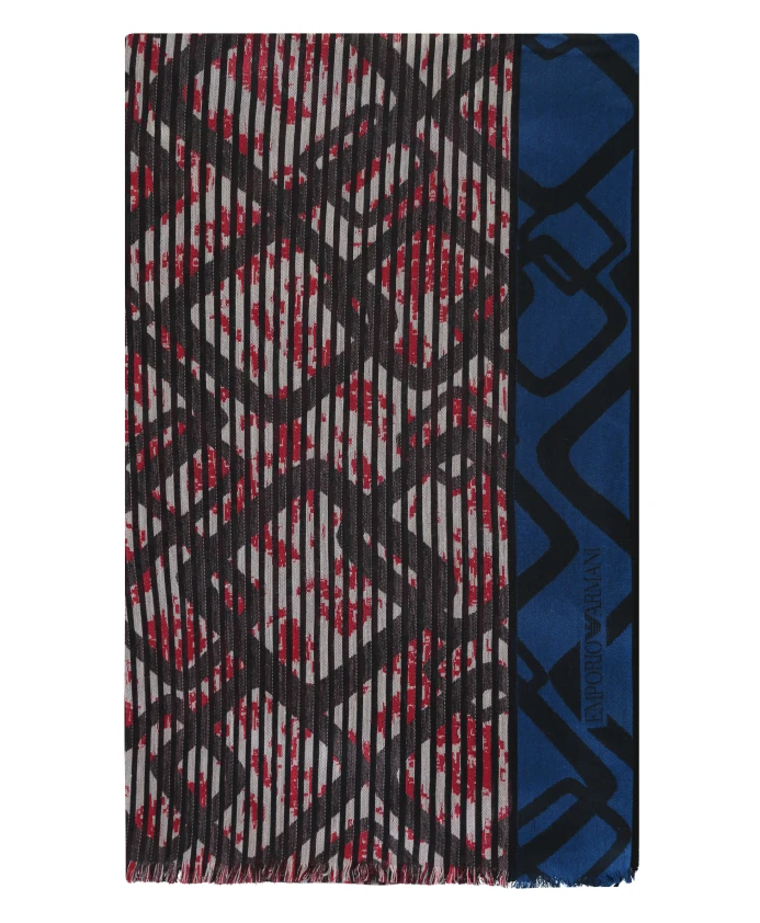 Шарф из смесового шелка с бахромой Emporio Armani, мультиколор
Шарф из смесового шелка с бахромой Emporio Armani, мультиколор