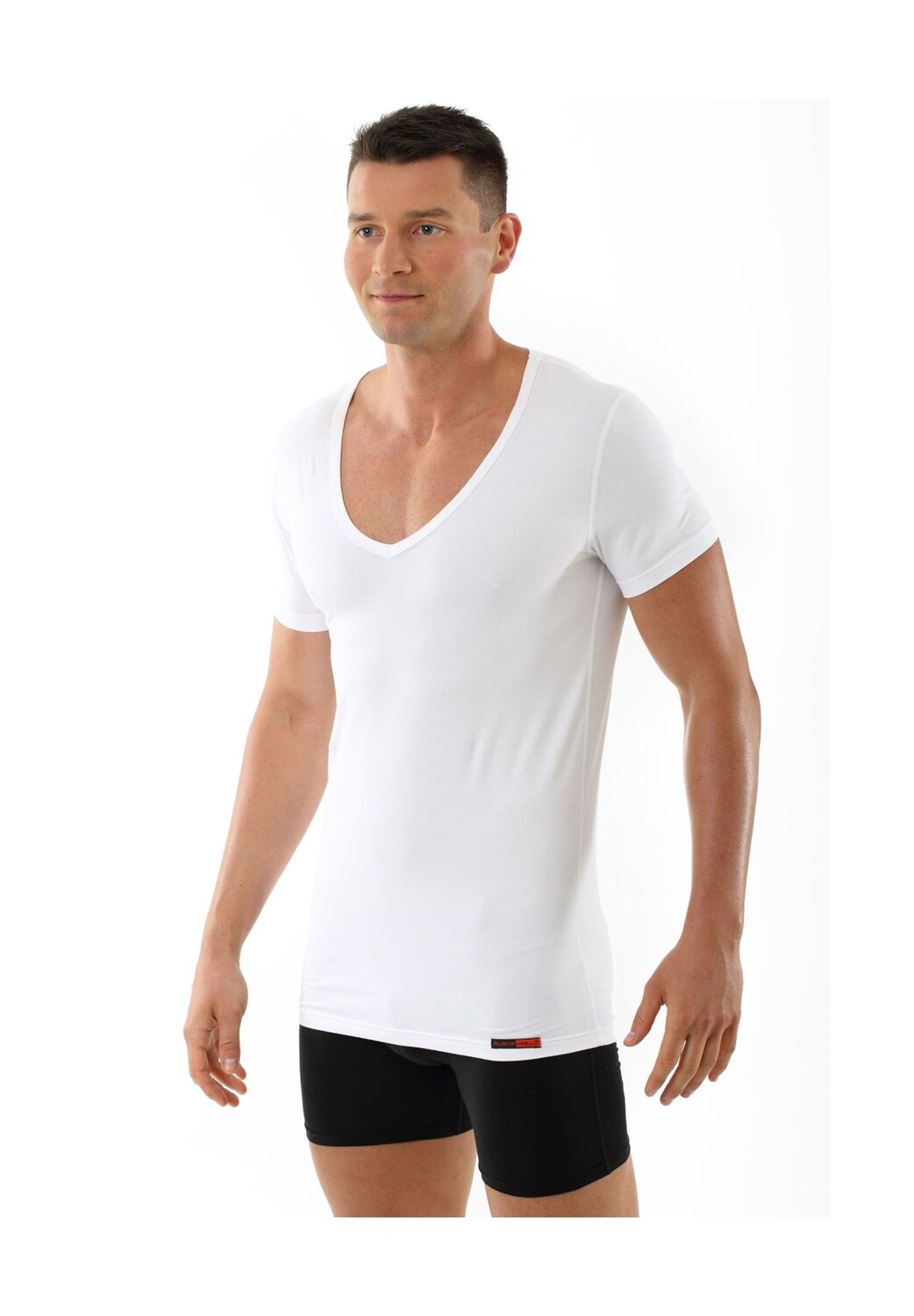 Дышащая майка с короткими рукавами и глубоким V-образным вырезом Albertkreuz
Дышащая майка с короткими рукавами и глубоким V-образным вырезом Albertkreuz