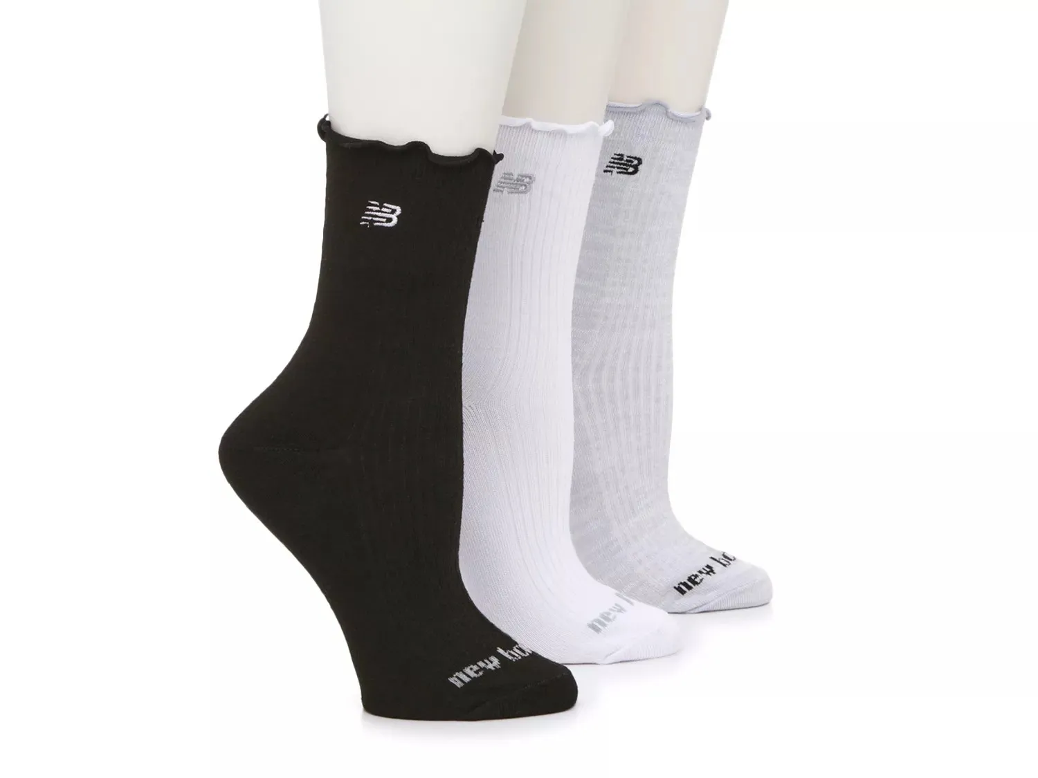 Женские носки New Balance Lightweight Mid Ruffle – 3 шт. в упаковке, белые/черные/серые
Женские носки New Balance Lightweight Mid Ruffle – 3 шт. в упаковке, белые/черные/серые