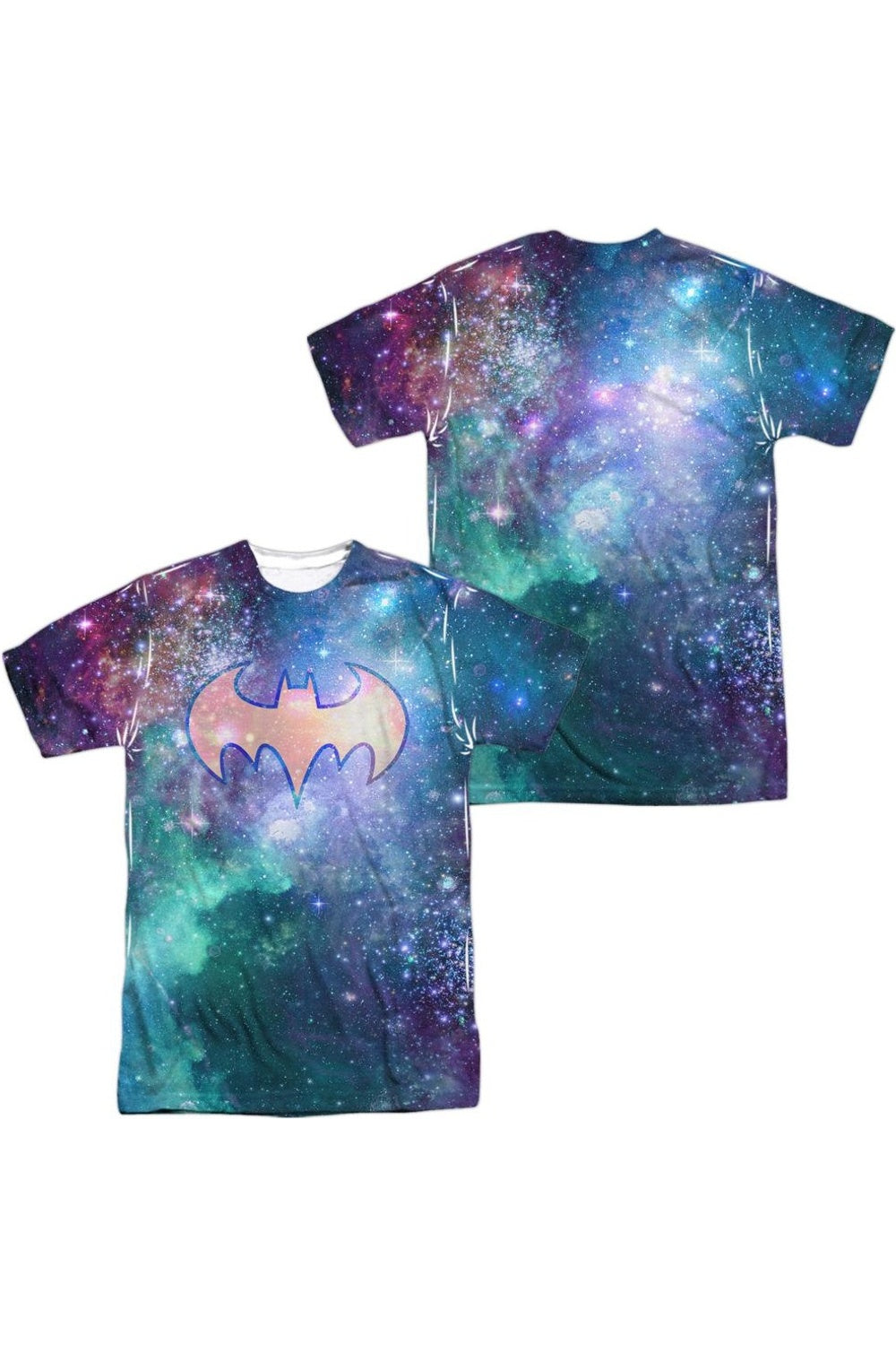 Футболка DC Comics Shielded Galaxy (принт спереди/сзади) с коротким рукавом для взрослых из полиэстера Gildan, белый 
Футболка DC Comics Shielded Galaxy (принт спереди/сзади) с коротким рукавом для взрослых из полиэстера Gildan, белый