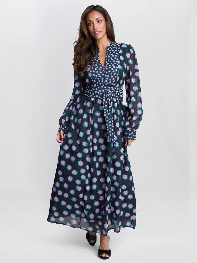 Платье Renata Boho в горошек Gina Bacconi, Black/Pink
Платье Renata Boho в горошек Gina Bacconi, Black/Pink