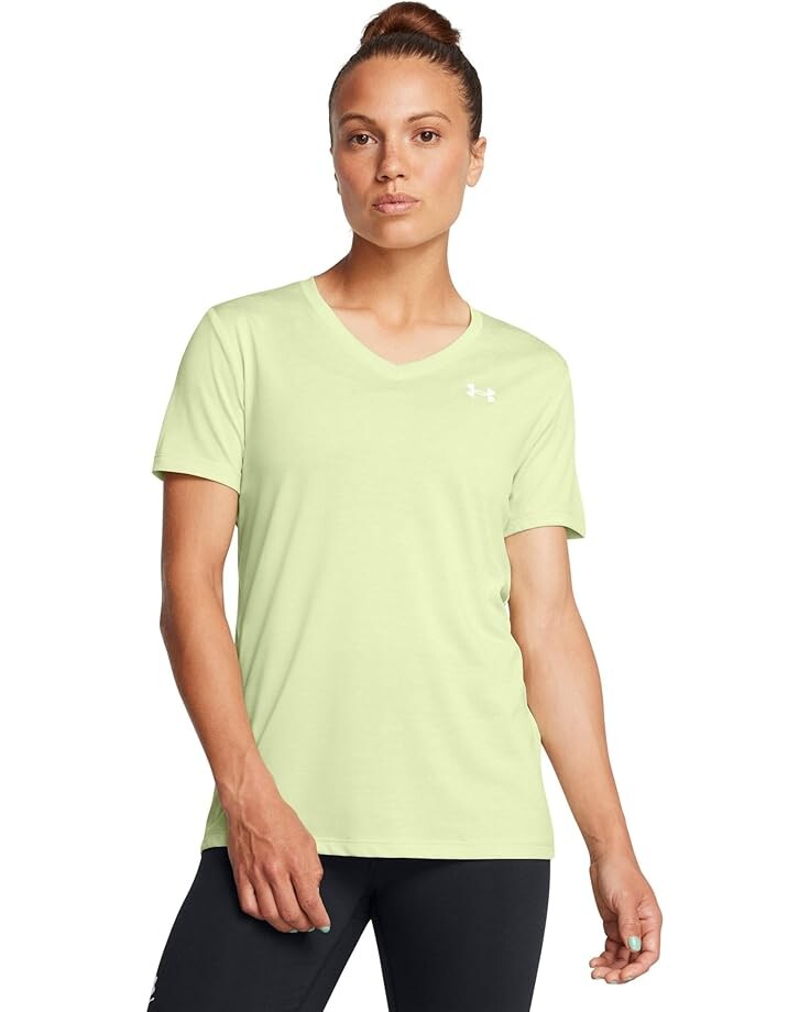 Футболка Under Armour Tech Short Sleeve V-Neck Twist, цвет Retro Green/White
Футболка Under Armour Tech Short Sleeve V-Neck Twist, цвет Retro Green/White