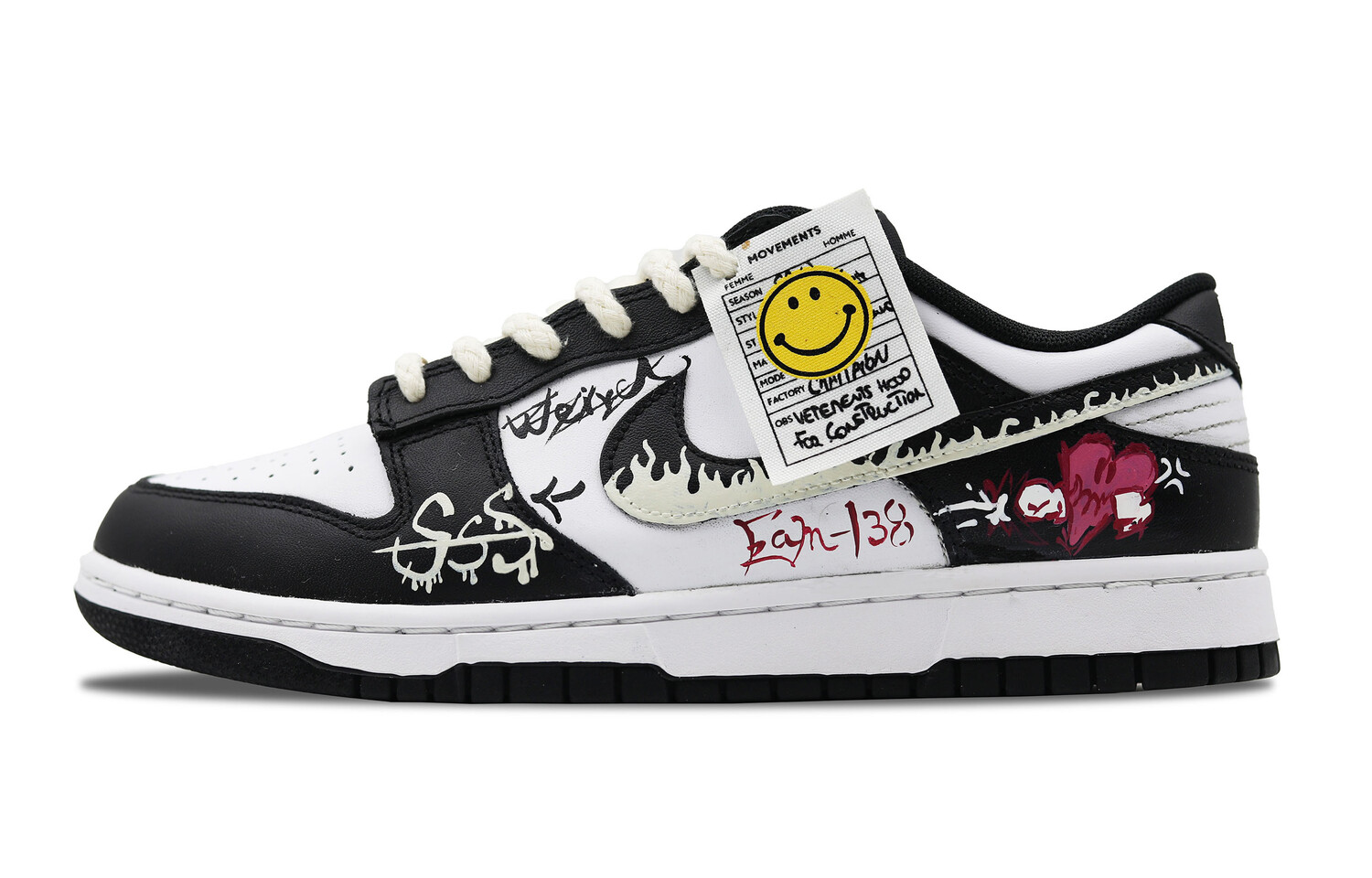 Кроссовки Nike Dunk Skateboarding Shoes Unisex Low-top Black/white/pink/yellow, черный
Кроссовки Nike Dunk Skateboarding Shoes Unisex Low-top Black/white/pink/yellow, черный