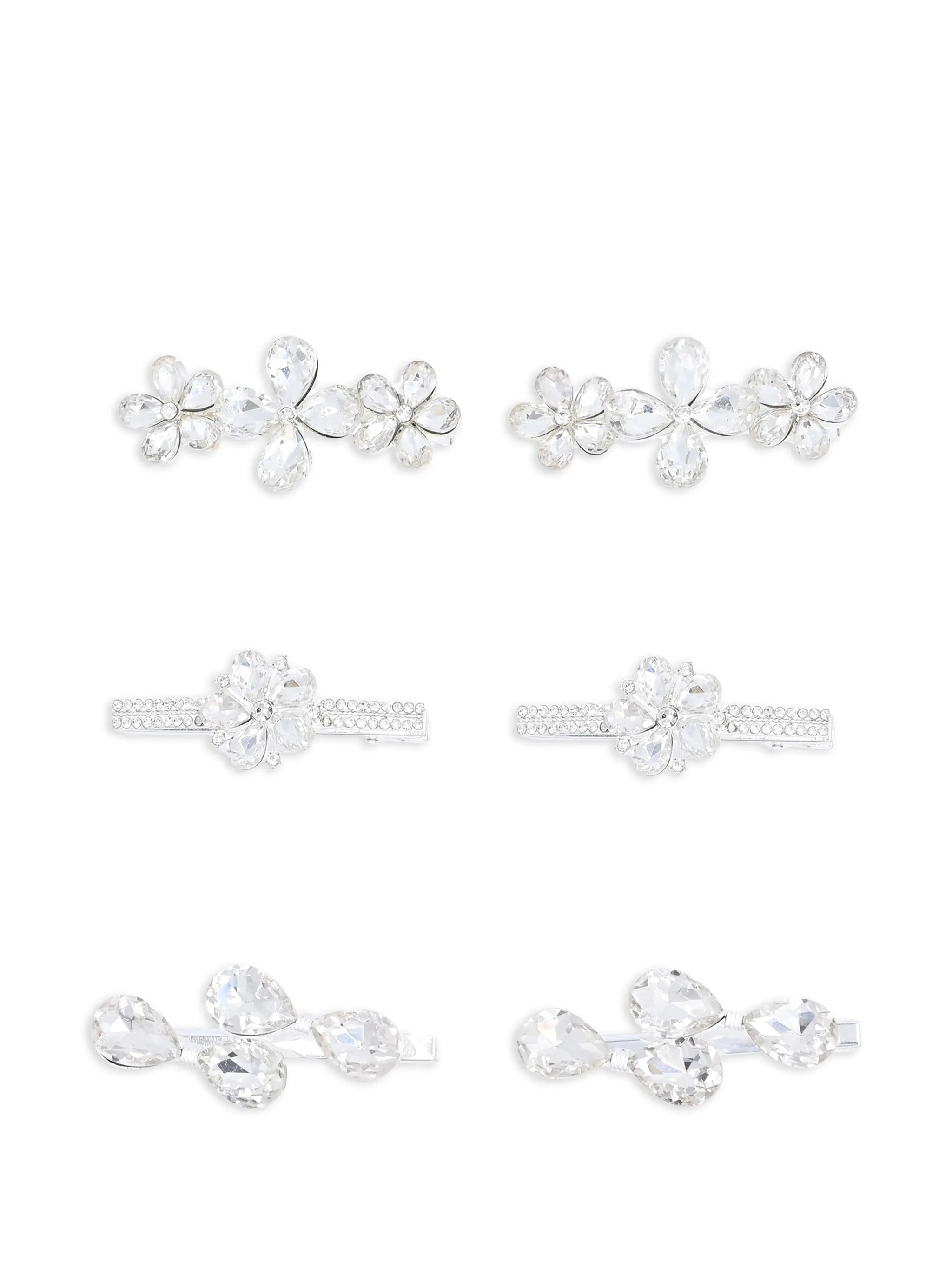 Набор из шести заколок для волос с кристаллами Mimi Tutu, серебристый
Набор из шести заколок для волос с кристаллами Mimi Tutu, серебристый