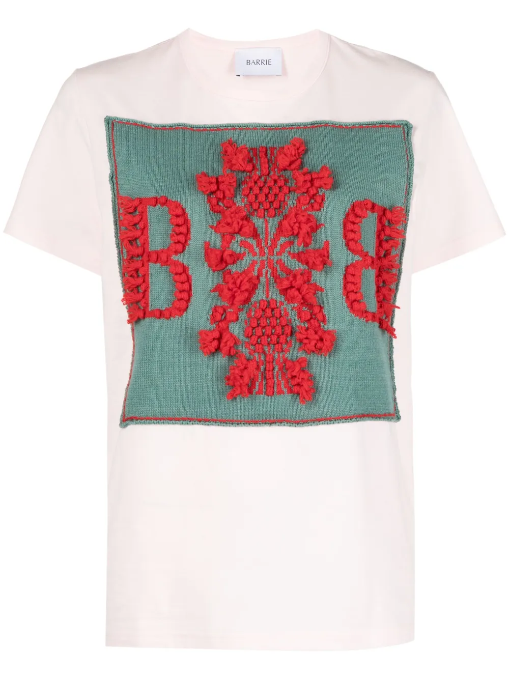 Кашемировая футболка с нашивкой Barrie, розовый
Кашемировая футболка с нашивкой Barrie, розовый