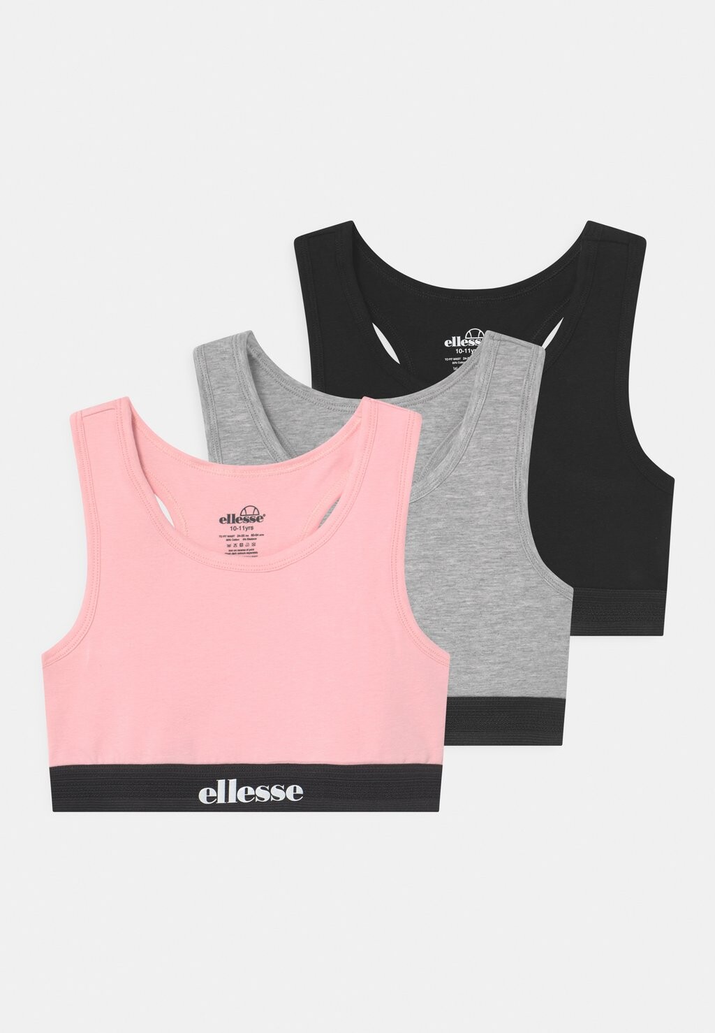 Бюстье Emilo 3 Pack Ellesse, цвет black/grey marl/pink
Бюстье Emilo 3 Pack Ellesse, цвет black/grey marl/pink