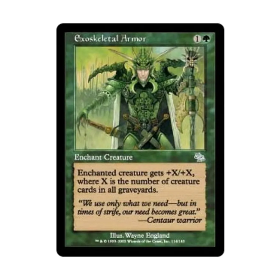 CCG Экзоскелетная броня (U), MTG - Judgment
CCG Экзоскелетная броня (U), MTG - Judgment