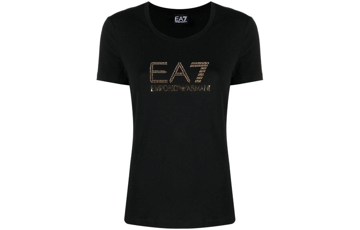 Футболка с вышивкой EMPORIO ARMANI, черная
Футболка с вышивкой EMPORIO ARMANI, черная