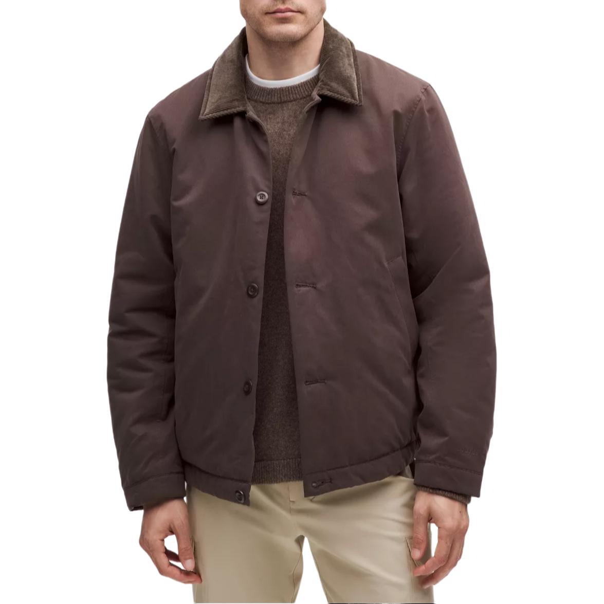 Lululemon Пуховик мужской кофейный, Coffee 
Lululemon Пуховик мужской кофейный, Coffee