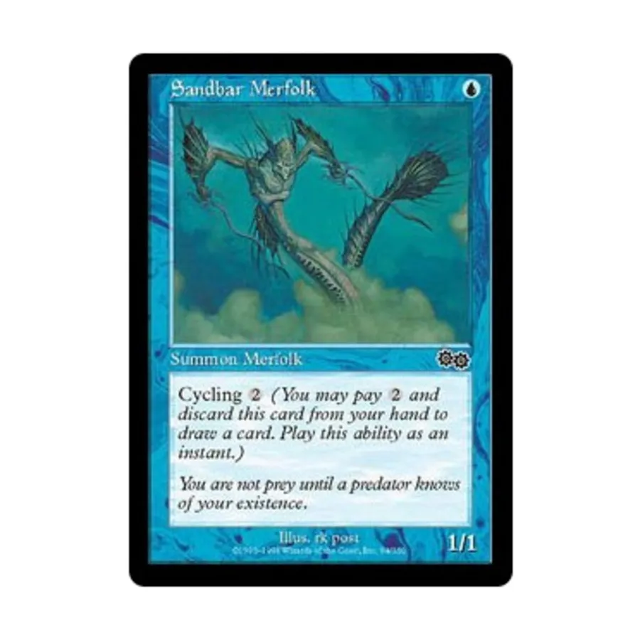 CCG Песчаный Мерфолк (К), MTG - Urza's Saga
CCG Песчаный Мерфолк (К), MTG - Urza's Saga